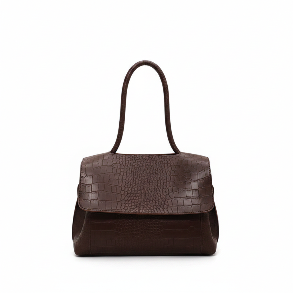 Large Capacity Vegan Leather Bag