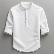 CAMISA HENLEY ROCCO ESTILO RELAJADO · ELEGANCIA ATEMPORAL
