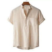 CAMISETA HENLEY KAI DE LINO