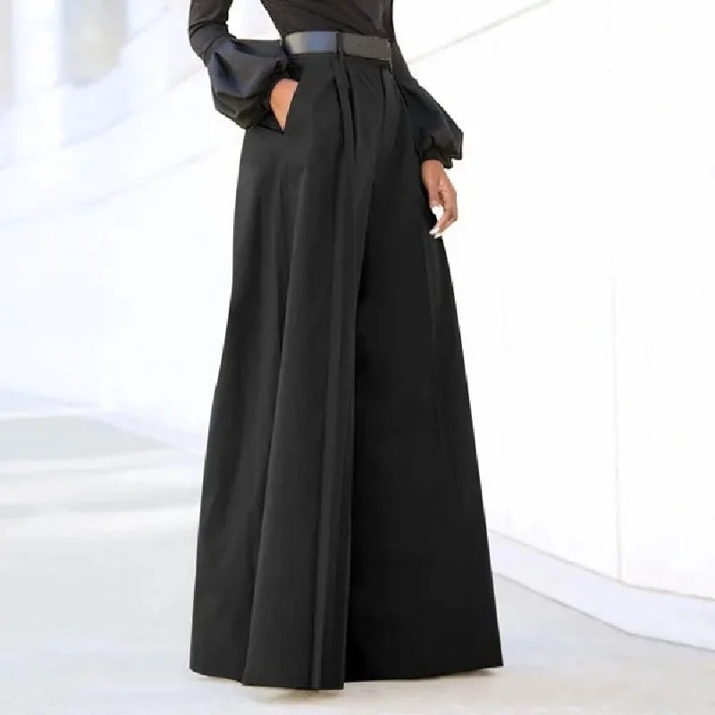 PANTALONES DE PIERNA ANCHA SILUETA FLUIDA · ESTILO CONTEMPORÁNEO