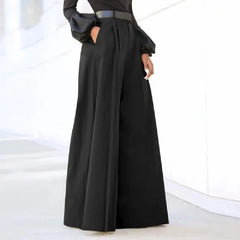 PANTALONES DE PIERNA ANCHA SILUETA FLUIDA · ESTILO CONTEMPORÁNEO