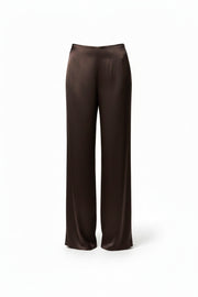 PANTALONES ELEGANTES DE SATÉN CORTE ANCHO · ELEGANCIA SOFISTICADA