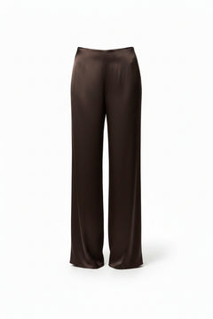 PANTALONES ELEGANTES DE SATÉN CORTE ANCHO · ELEGANCIA SOFISTICADA