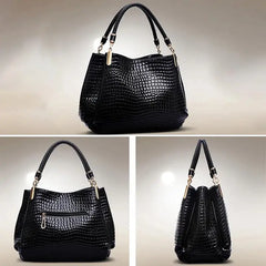 Crocodile Print Tote Bag