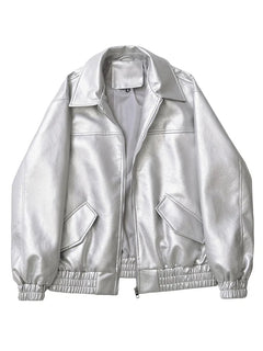 CHAQUETA RETRO MOTO IMITACIÓN CUERO · ESTILO VINTAGE MOTORCYCLE