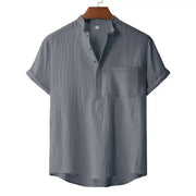 CAMISETA HENLEY KAI DE LINO