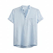 CAMISETA HENLEY KAI DE LINO