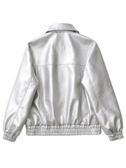 CHAQUETA RETRO MOTO IMITACIÓN CUERO · ESTILO VINTAGE MOTORCYCLE