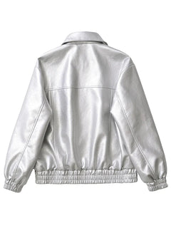 CHAQUETA RETRO MOTO IMITACIÓN CUERO · ESTILO VINTAGE MOTORCYCLE