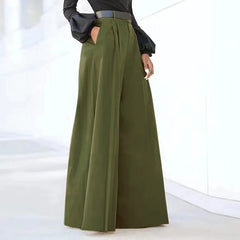 PANTALONES DE PIERNA ANCHA SILUETA FLUIDA · ESTILO CONTEMPORÁNEO