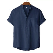 CAMISETA HENLEY KAI DE LINO