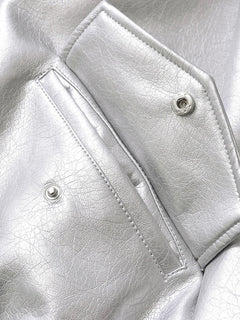 CHAQUETA RETRO MOTO IMITACIÓN CUERO · ESTILO VINTAGE MOTORCYCLE