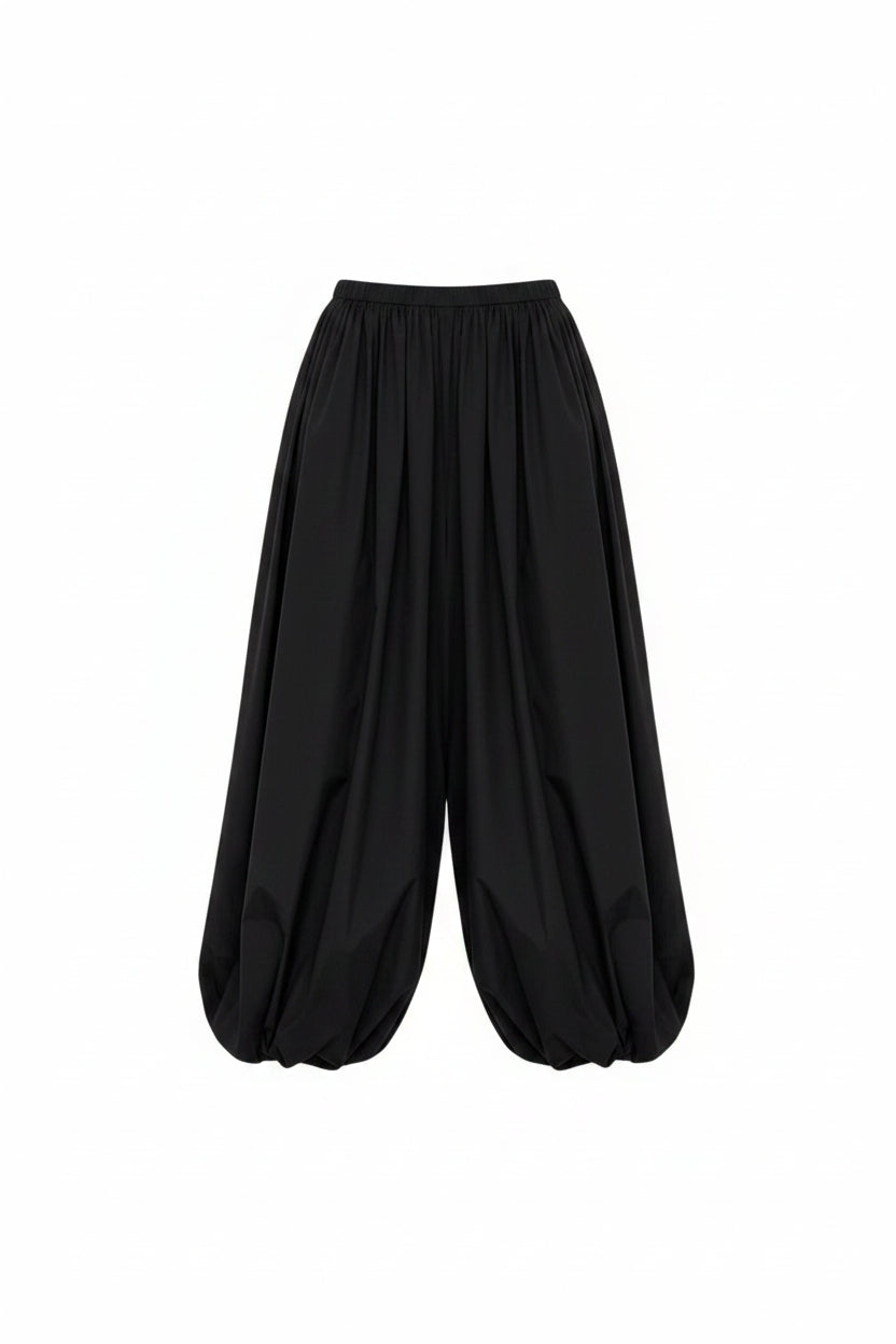 PANTALONES ANCHOS DE ALGODÓN CONFORT PREMIUM · ESTILO RELAJADO