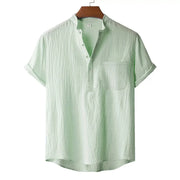 CAMISETA HENLEY KAI DE LINO