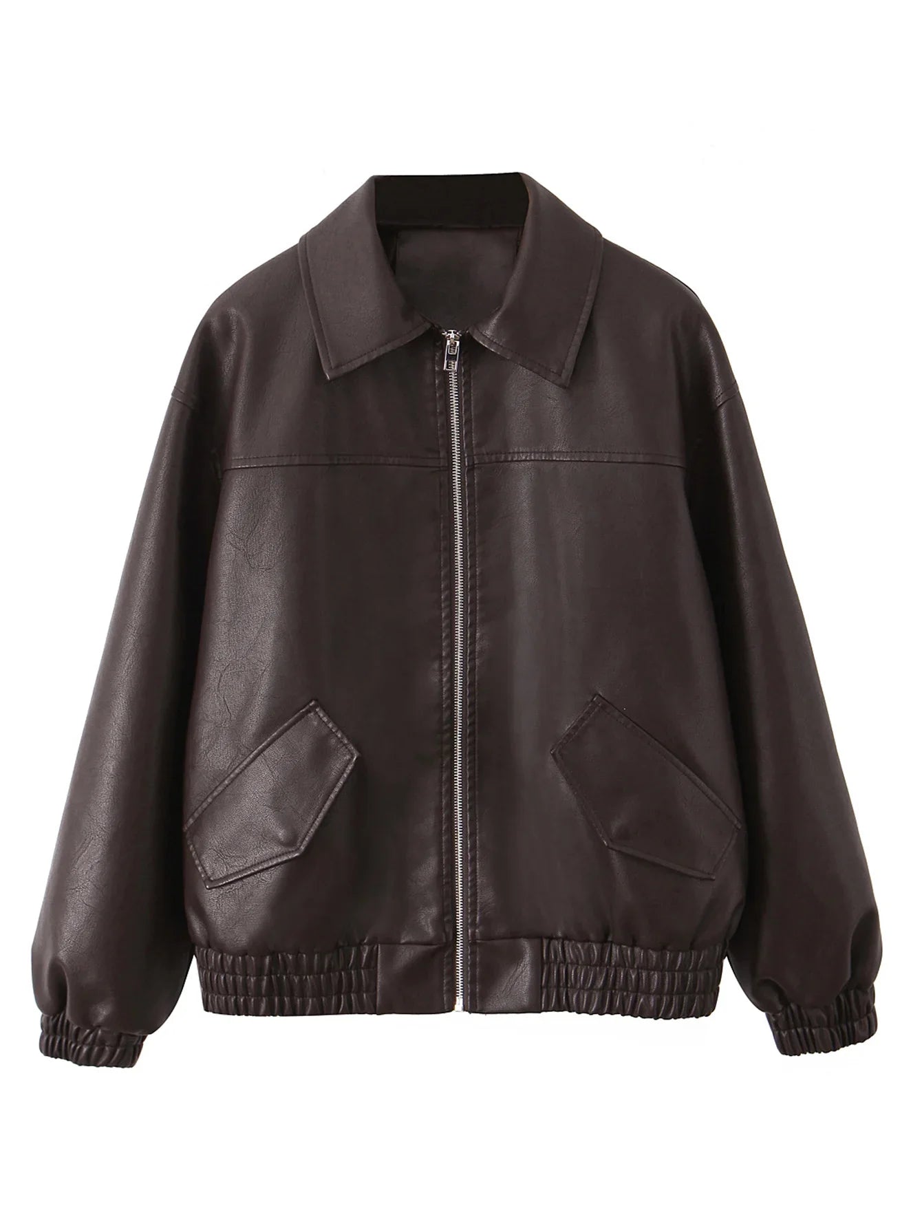 CHAQUETA RETRO MOTO IMITACIÓN CUERO · ESTILO VINTAGE MOTORCYCLE