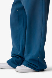 PANTALONES DE CHÁNDAL WEST DOBLE RODILLA · AZUL OSCURO