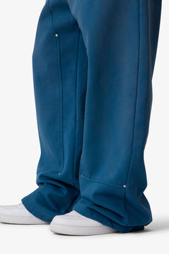PANTALONES DE CHÁNDAL WEST DOBLE RODILLA · AZUL OSCURO