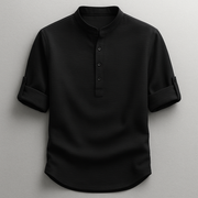 CAMISA HENLEY ROCCO ESTILO RELAJADO · ELEGANCIA ATEMPORAL
